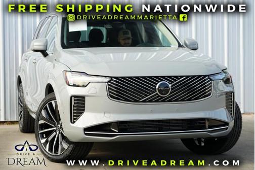 Vapour Grey Metallic 2025 Volvo XC90 Plug-In Hybrid T8 Plus 7-Seater