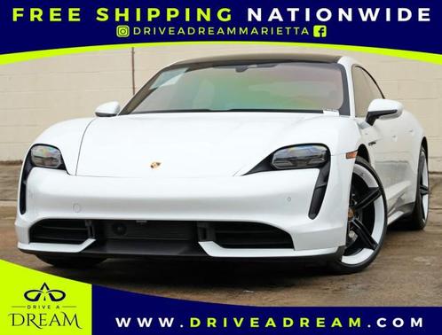 Carrara White Metallic 2020 Porsche Taycan Turbo w/ Premium Package