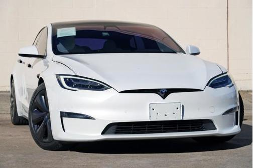 Pearl White Multi-Coat 2021 Tesla Model S Long Range