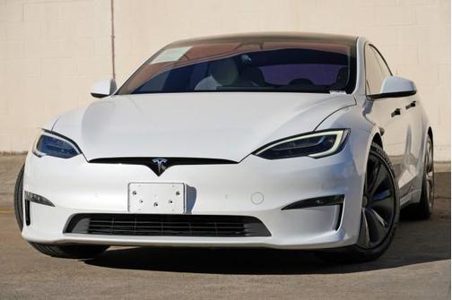 Pearl White Multi-Coat 2021 Tesla Model S Long Range