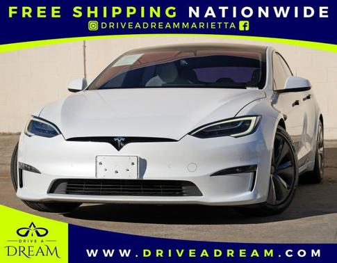 Pearl White Multi-Coat 2021 Tesla Model S Long Range