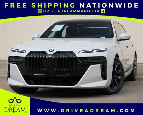 Mineral White Metallic 2023 BMW 740 i