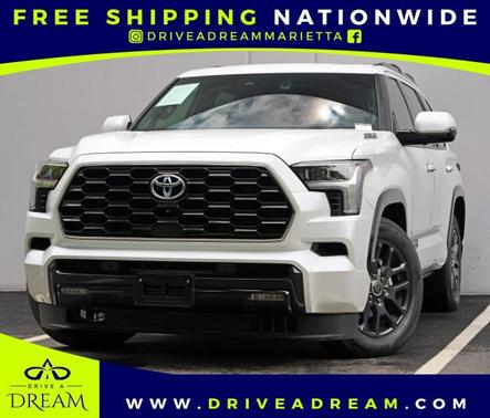 Wind Chill Pearl 2023 Toyota Sequoia Platinum