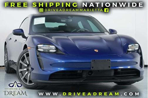 Gentian Blue Metallic 2020 Porsche Taycan 4S