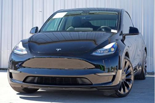 Solid Black 2021 Tesla Model Y Performance Dual Motor All-Wheel Drive