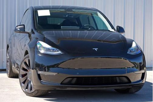 Solid Black 2021 Tesla Model Y Performance Dual Motor All-Wheel Drive