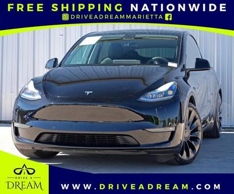 Solid Black 2021 Tesla Model Y Performance Dual Motor All-Wheel Drive