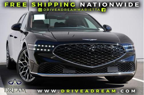 Maui Black 2024 Genesis G90 3.5T e-SC AWD