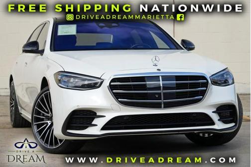 MANUFAKTUR Diamond White 2022 Mercedes-Benz S-Class 4MATIC