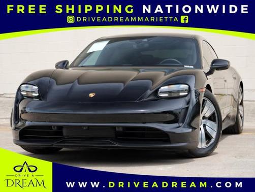 Black 2020 Porsche Taycan 4S