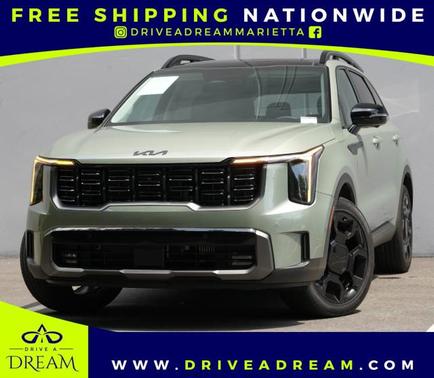 Jungle Green 2025 Kia Sorento SX