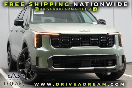 Jungle Green 2025 Kia Sorento SX