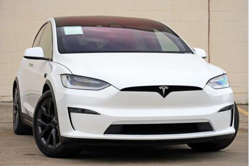 Pearl White Multi-Coat 2022 Tesla Model X Dual Motor All-Wheel Drive