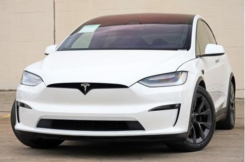 Pearl White Multi-Coat 2022 Tesla Model X Dual Motor All-Wheel Drive