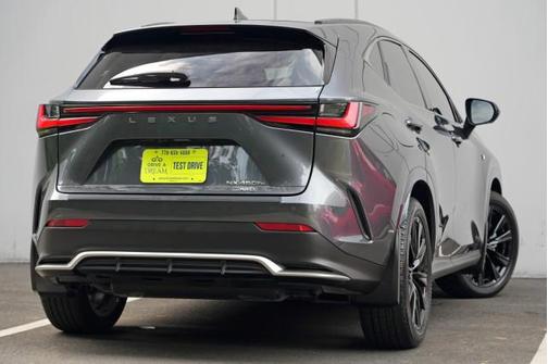 Cloudburst Gray 2024 Lexus NX 450h+ F SPORT Handling