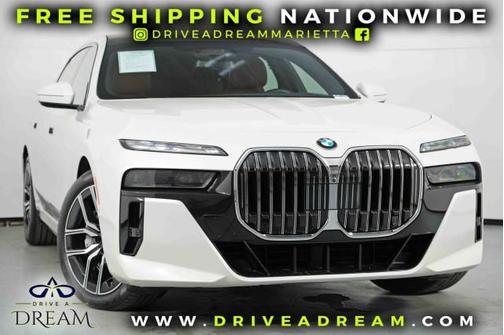 Mineral White Metallic 2023 BMW 760 i xDrive