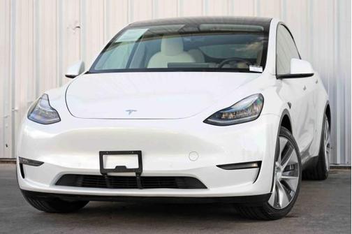 Pearl White Multi-Coat 2021 Tesla Model Y Long Range Dual Motor All-Wheel Drive