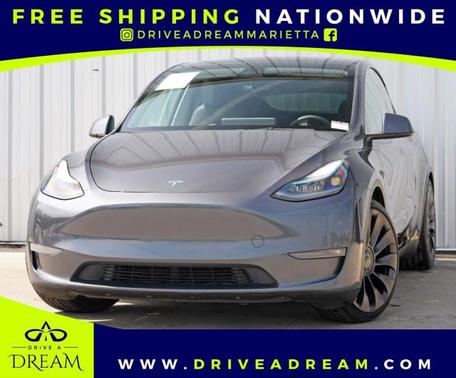 Midnight Silver Metallic 2022 Tesla Model Y Performance Dual Motor All-Wheel Drive