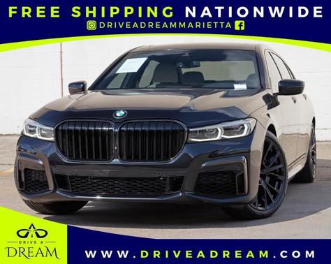 Black Sapphire Metallic 2021 BMW 740 740i w/ M Sport Package