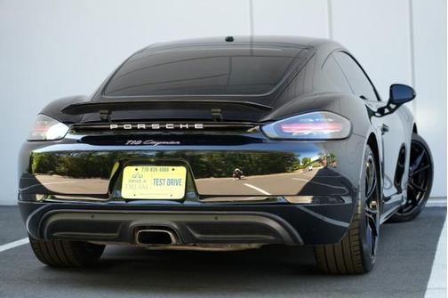 Black 2018 Porsche 718 Cayman w/ Premium Package