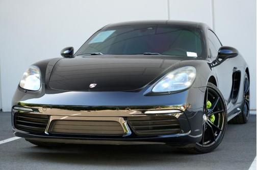 Black 2018 Porsche 718 Cayman w/ Premium Package