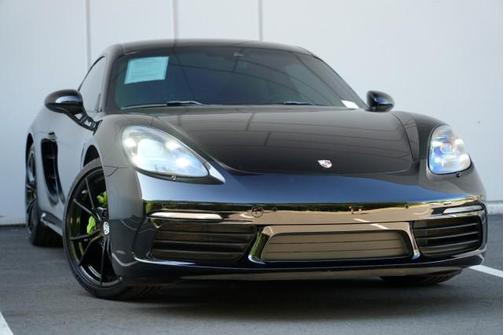 Black 2018 Porsche 718 Cayman w/ Premium Package