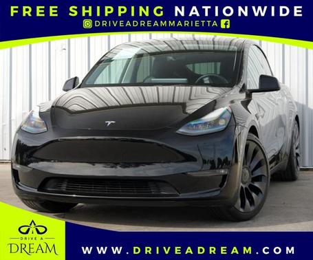Solid Black 2021 Tesla Model Y Performance Dual Motor All-Wheel Drive