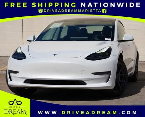 Pearl White Multi-Coat 2021 Tesla Model 3 Standard Range Plus