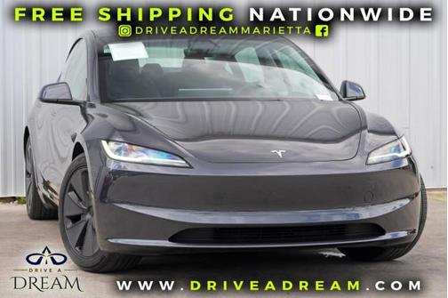 Stealth Grey 2024 Tesla Model 3 Long Range