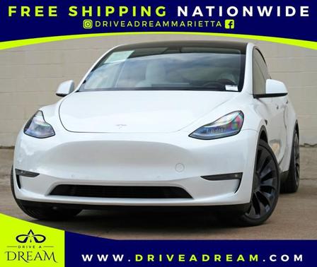 Pearl White Multi-Coat 2022 Tesla Model Y Performance Dual Motor All-Wheel Drive