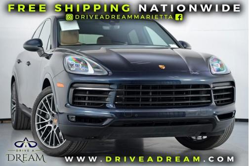 Moonlight Blue Metallic 2021 Porsche Cayenne Cayenne