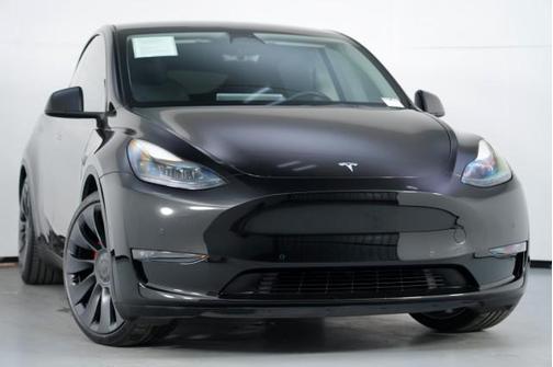 Solid Black 2022 Tesla Model Y Performance