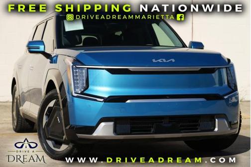 Ocean Blue 2024 Kia EV9 Land