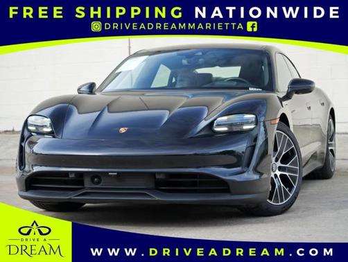 Jet Black Metallic 2022 Porsche Taycan w/ Premium Package
