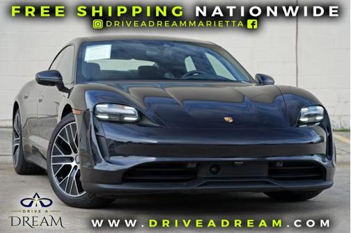 Jet Black Metallic 2022 Porsche Taycan w/ Premium Package