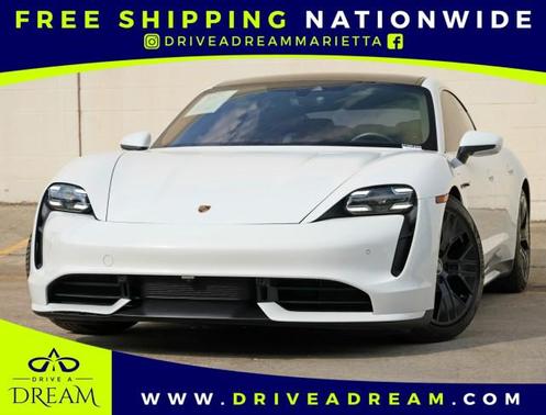 White 2020 Porsche Taycan Turbo