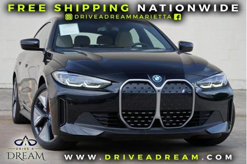Black Sapphire Metallic 2024 BMW i4 Gran Coupe eDrive35