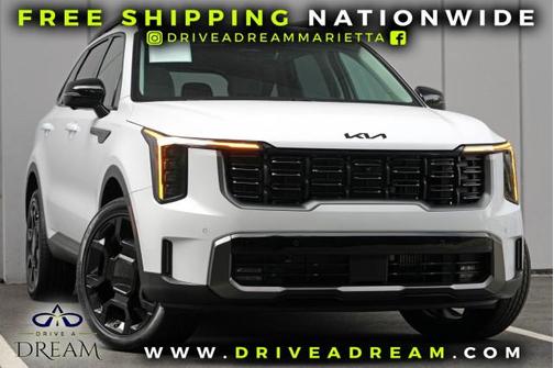 Glacial White Pearl 2025 Kia Sorento SX