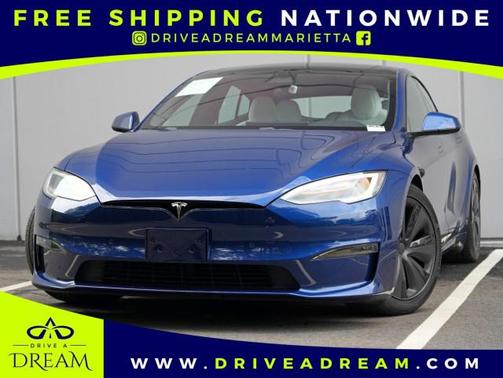 Deep Blue Metallic 2022 Tesla Model S Dual Motor All-Wheel Drive