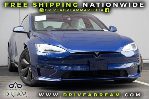 Deep Blue Metallic 2022 Tesla Model S Dual Motor All-Wheel Drive