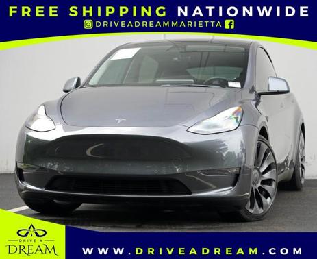 Midnight Silver Metallic 2022 Tesla Model Y Performance Dual Motor All-Wheel Drive