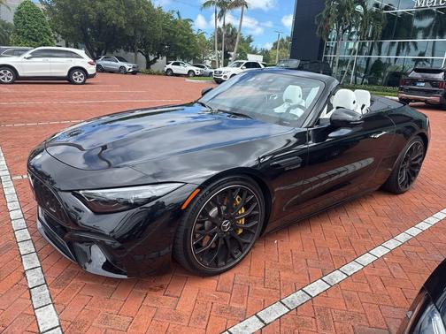 Obsidian Black Metallic 2023 Mercedes-Benz AMG SL 55 Base