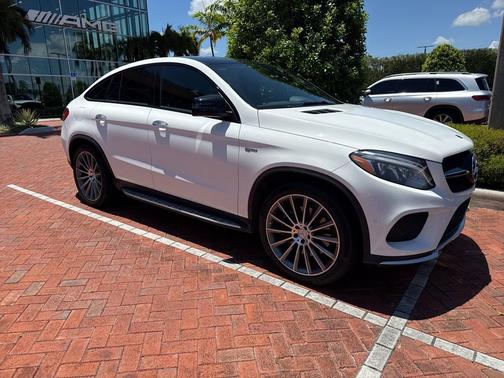 Polar White 2018 Mercedes-Benz AMG GLE 43 Coupe 4MATIC