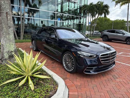 Nautical Blue 2022 Mercedes-Benz S-Class S 500 4MATIC