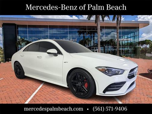 Polar White 2023 Mercedes-Benz AMG CLA 35