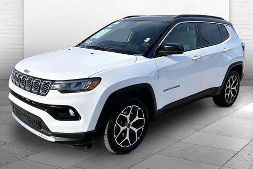 Bright White Clearcoat 2025 Jeep Compass Limited
