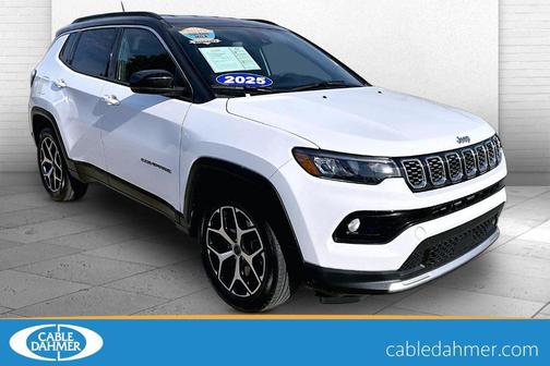 Bright White Clearcoat 2025 Jeep Compass Limited