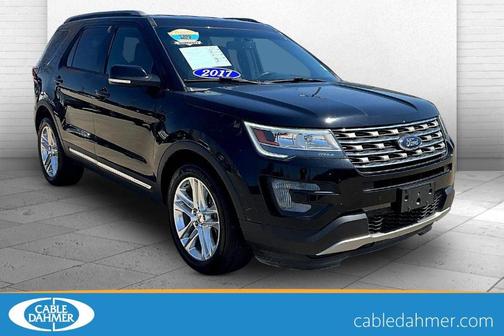 Shadow Black 2017 Ford Explorer XLT