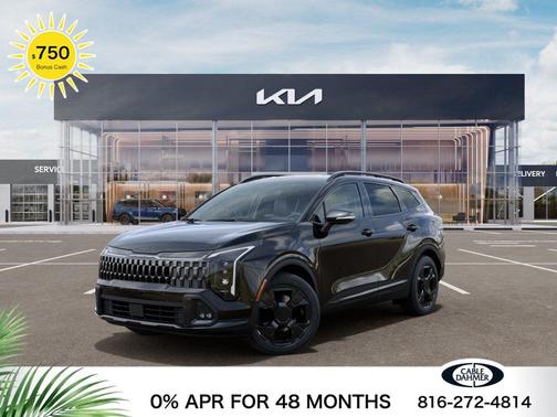 Ebony Black 2026 Kia Sportage X-Line