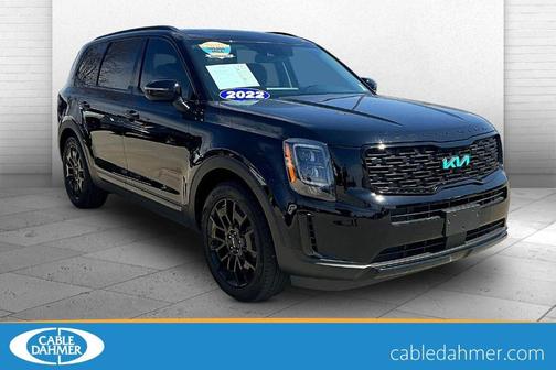 Ebony Black 2022 Kia Telluride EX